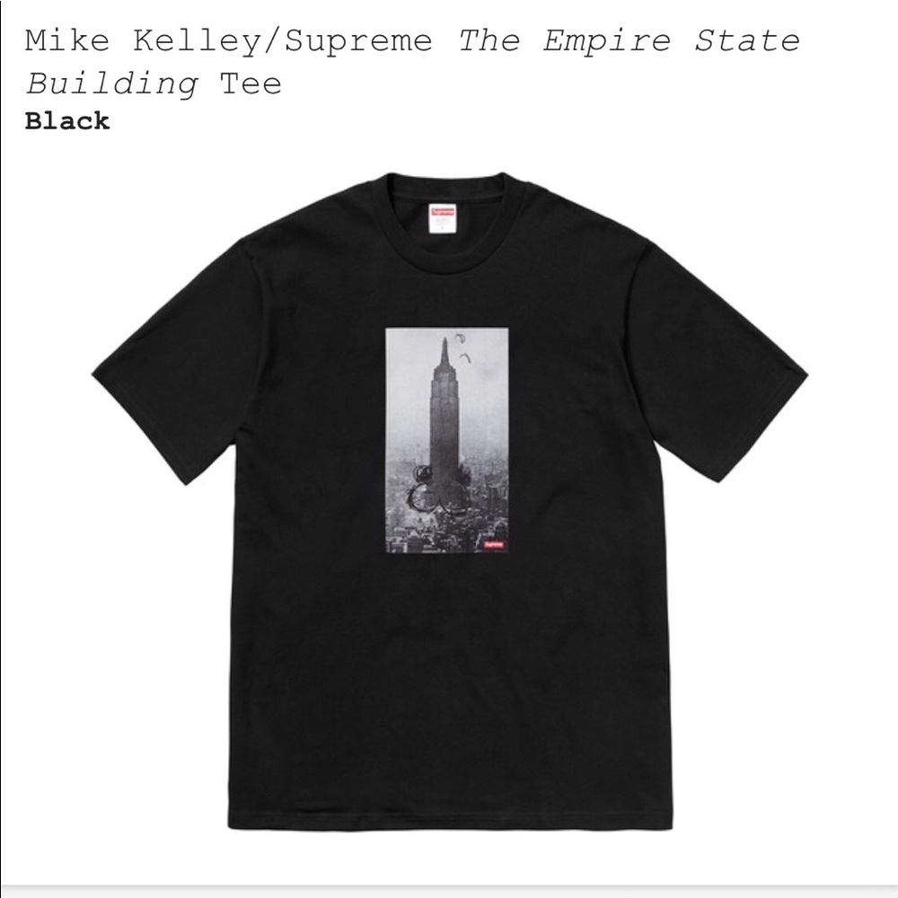 Supreme Mike Kelley The Empire State Building Tee